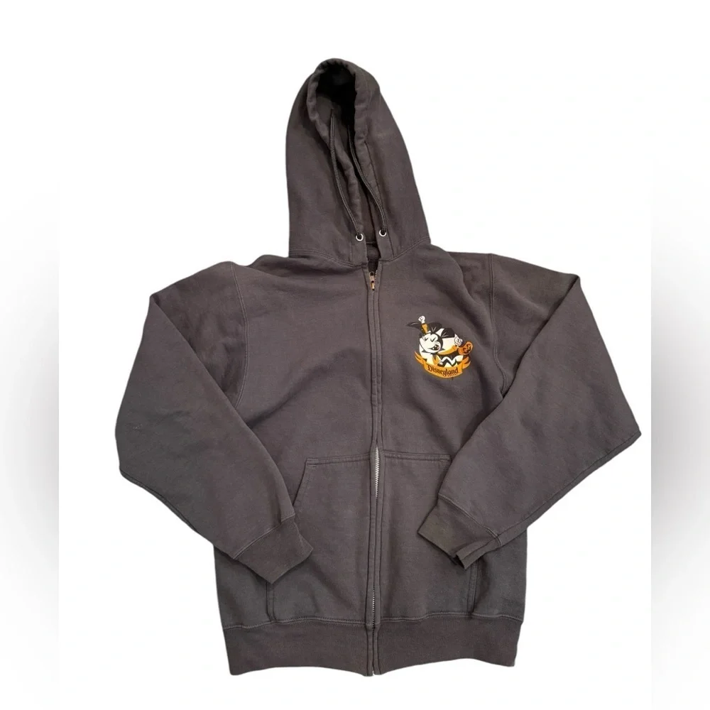 Disney Parks Mickey's Halloween Party 2018 Zip-Up Hoodie Sweatshirt Small - Picture 1 of 6